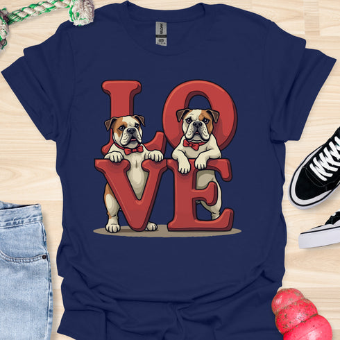 Love is a four legged word - V6 - Standing Duo T-Shirt